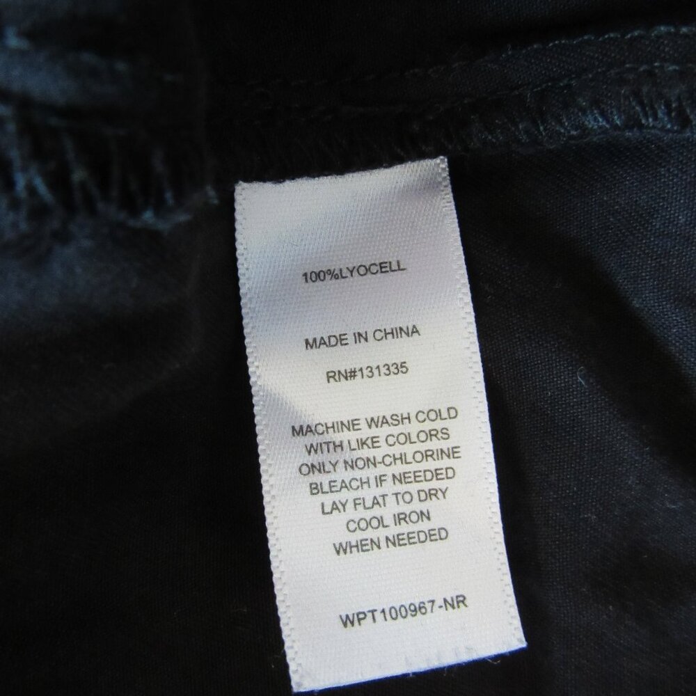 SOCIALITE Black Pleated Tie Waist S Straight Leg Pants - Picture 4 of 4